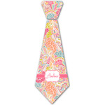 Abstract Foliage Iron On Tie - 4 Sizes w/ Name or Text