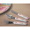 Abstract Foliage Kids Flatware w/ Plate