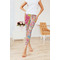 Abstract Foliage Ladies Leggings - LIFESTYLE 2