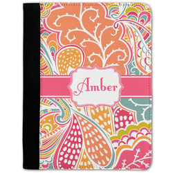 Abstract Foliage Notebook Padfolio w/ Name or Text