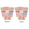 Abstract Foliage Party Cup Sleeves - with bottom - APPROVAL