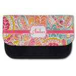 Abstract Foliage Canvas Pencil Case w/ Name or Text