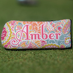 Abstract Foliage Blade Putter Cover (Personalized)