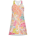 Abstract Foliage Racerback Dress