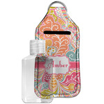 Abstract Foliage Hand Sanitizer & Keychain Holder - Large (Personalized)