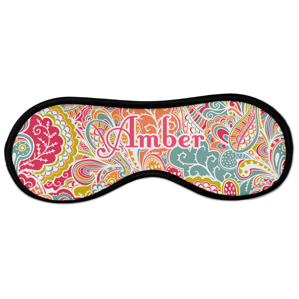 Custom Abstract Foliage Sleeping Eye Masks - Large (Personalized)