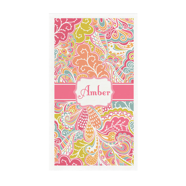 Custom Abstract Foliage Guest Paper Towels - Full Color - Standard (Personalized)