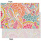Abstract Foliage Tissue Paper - Heavyweight - XL - Front & Back