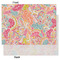 Abstract Foliage Tissue Paper - Lightweight - Large - Front & Back