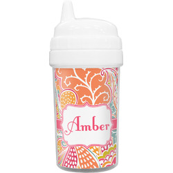 Abstract Foliage Sippy Cup (Personalized)