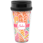 Abstract Foliage Acrylic Travel Mug without Handle (Personalized)