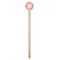 Abstract Foliage Wooden 7.5" Stir Stick - Round - Single Stick