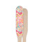 Abstract Foliage Wooden Food Pick - Paddle - Single Sided - Front & Back