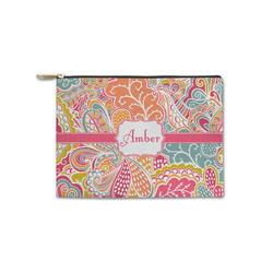 Abstract Foliage Zipper Pouch - Small - 8.5"x6" (Personalized)