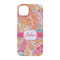 Abstract Foliage iPhone 14 Case - Back