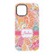 Abstract Foliage iPhone 15 Pro Tough Case - Back