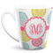 Doily Pattern 12 Oz Latte Mug - Front Full