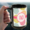 Doily Pattern 15oz. Black Mug - LIFESTYLE