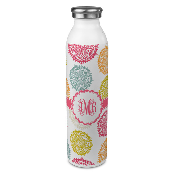 Custom Doily Pattern 20oz Stainless Steel Water Bottle - Full Print (Personalized)