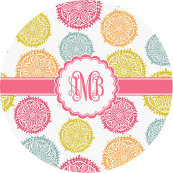 Doily Pattern Multipurpose Round Labels - Custom Sized (Personalized)