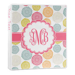 Doily Pattern 3-Ring Binder - 1 inch (Personalized)