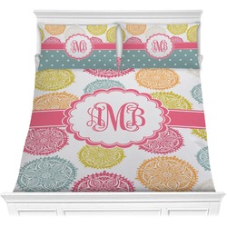 Doily Pattern Comforter Set - Full / Queen (Personalized)