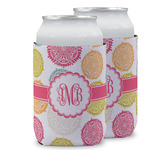 Doily Pattern Can Cooler (12 oz) w/ Monogram