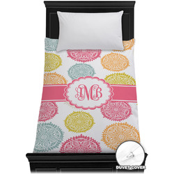 Doily Pattern Duvet Cover - Twin XL (Personalized)