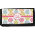 Doily Pattern Canvas Checkbook Cover (Personalized)