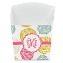 Doily Pattern French Fry Favor Boxes (Personalized)