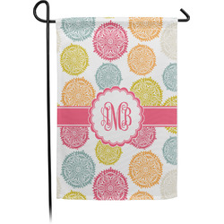 Doily Pattern Garden Flag (Personalized)