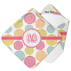 Doily Pattern Hooded Baby Towel (Personalized)