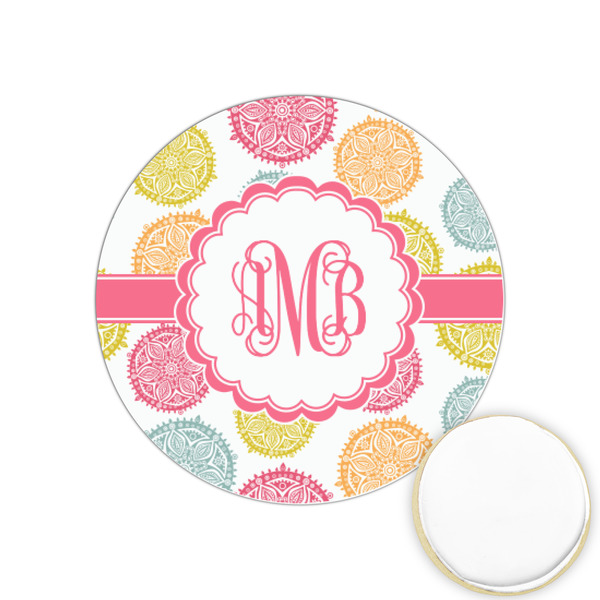 Custom Doily Pattern Printed Cookie Topper - 1.25" (Personalized)