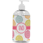 Doily Pattern Plastic Soap / Lotion Dispenser (16 oz - Large - White) (Personalized)