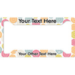 Doily Pattern License Plate Frame (Personalized)