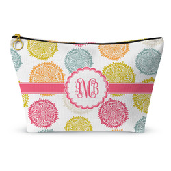 Doily Pattern Makeup Bag - Large - 12.5"x7" (Personalized)