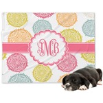 Doily Pattern Dog Blanket - Large (Personalized)