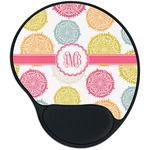 Doily Pattern Mouse Pad with Wrist Support