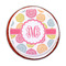 Doily Pattern Printed Icing Circle - Medium - On Cookie