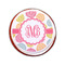 Doily Pattern Printed Icing Circle - Small - On Cookie