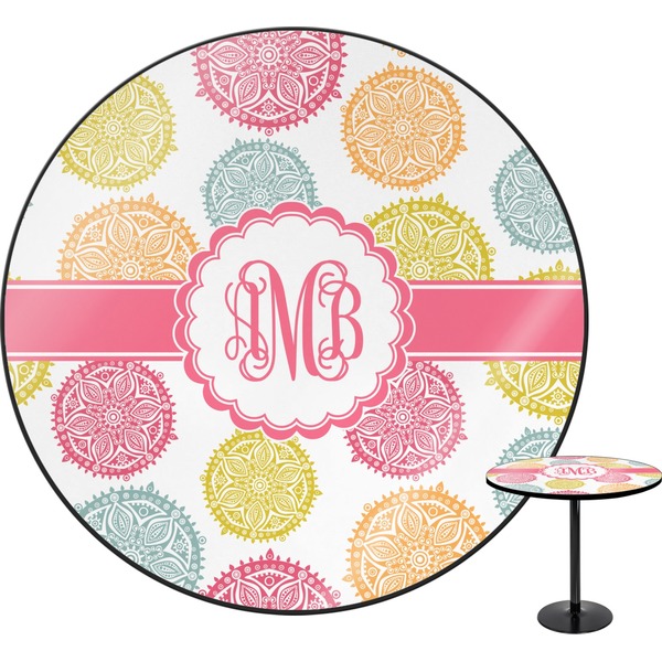 Custom Doily Pattern Round Table - 30" (Personalized)