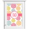 Doily Pattern Single White Cabinet Decal
