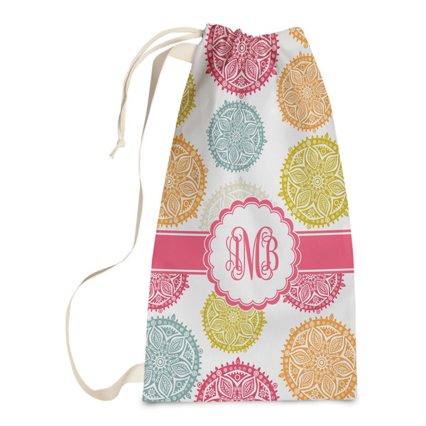 Custom Doily Pattern Laundry Bags - Small (Personalized)