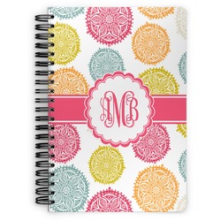 Doily Pattern Spiral Notebook (Personalized)