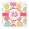 Doily Pattern Square Fridge Magnet - FRONT