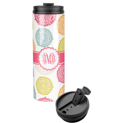 Doily Pattern Stainless Steel Skinny Tumbler (Personalized)