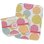 Doily Pattern Burp Cloths - Fleece - Set of 2 w/ Monogram