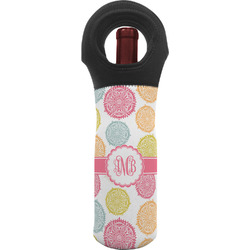 Doily Pattern Wine Tote Bag (Personalized)