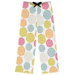 Doily Pattern Womens Pajama Pants - S