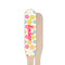 Doily Pattern Wooden Food Pick - Paddle - Single Sided - Front & Back